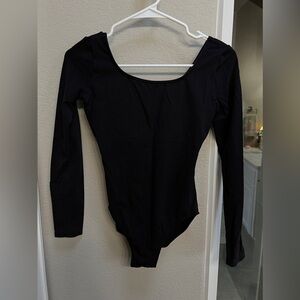 Bloch Black Adult Medium Long Sleeve Leotard